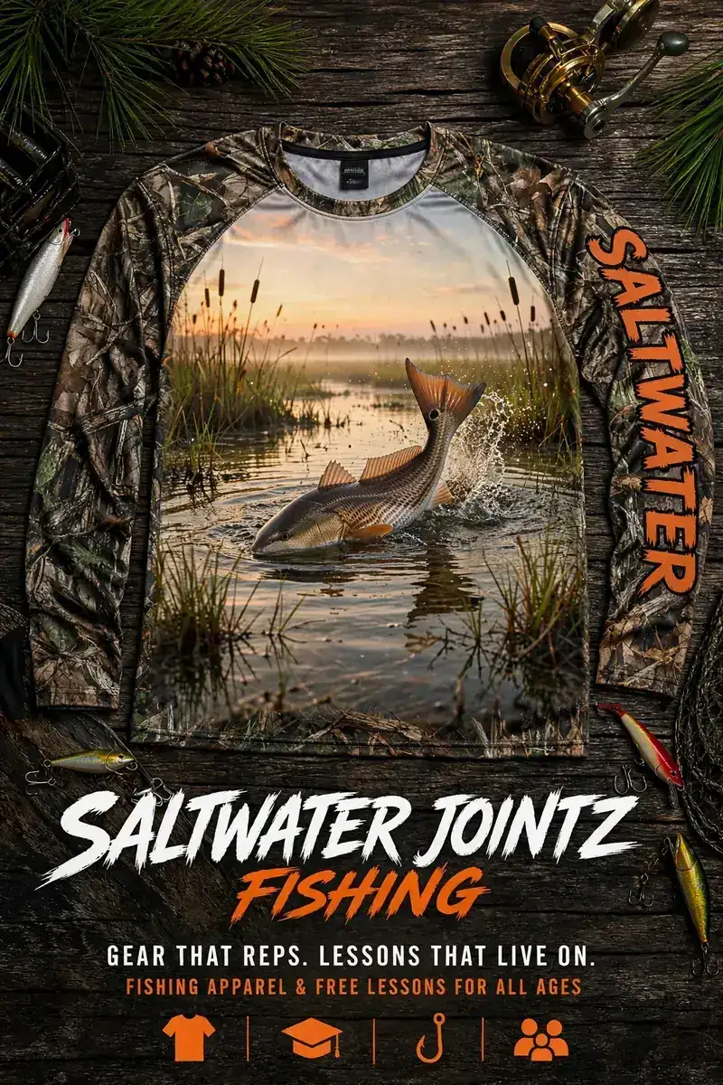 Saltwater Jointz fishing apparel promo