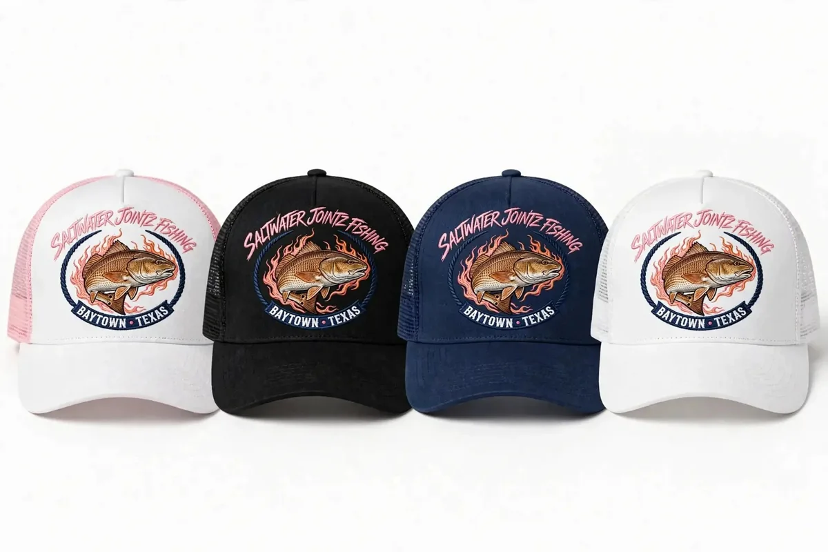 Ladies pink trucker hat
