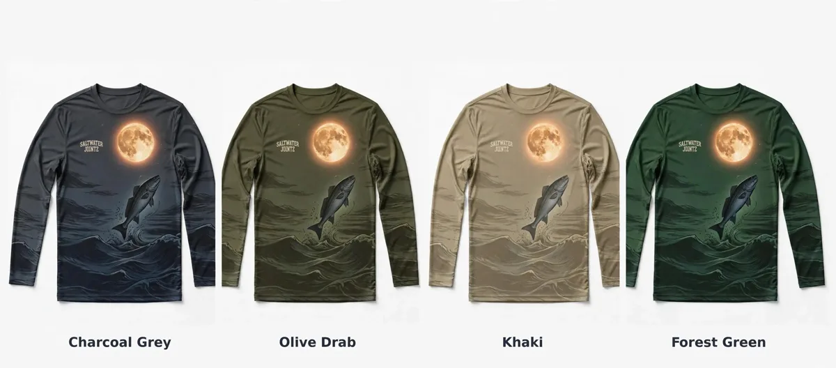 Saltwater Jointz Midnight moon shirt