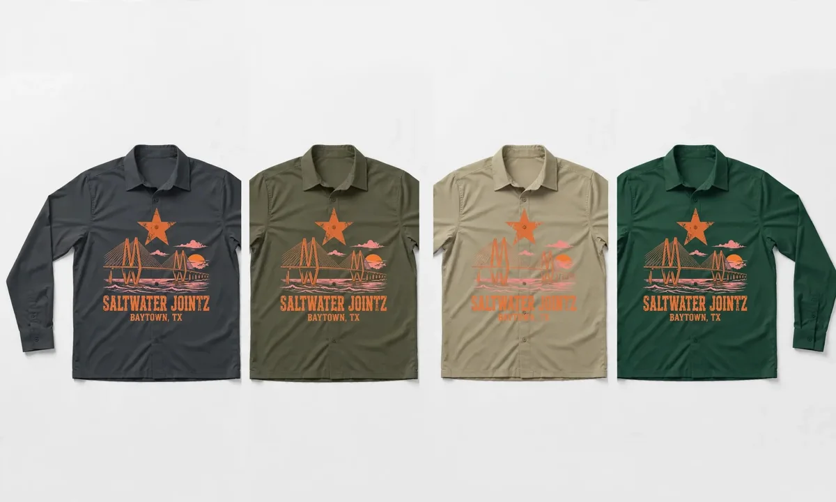 Saltwater Jointz Hartman Bridge shirt
