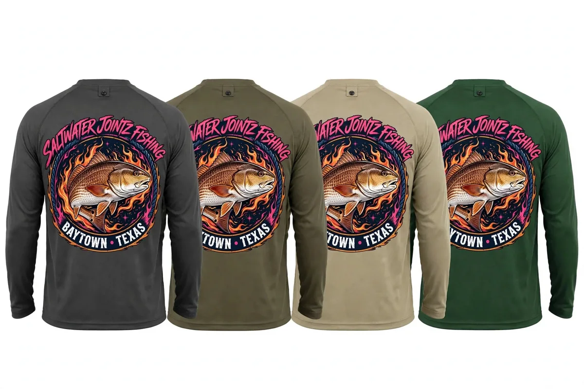Saltwater Jointz Boat longsleeve mockup