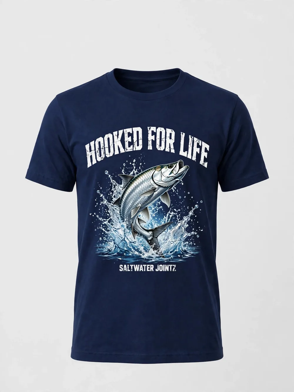 Saltwater Jointz Teen Hooked For Life tarpon tee